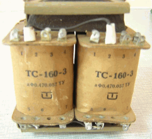 Внешний вид трансформатора ТС-160-3