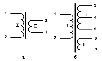 Схема трансформаторов ТС-4, ТС-5, ТС-6